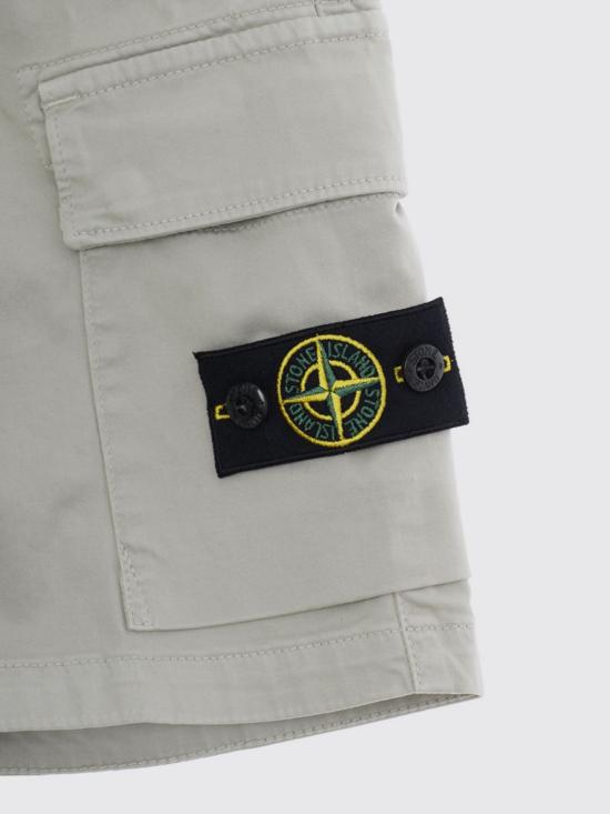 26SS [키즈] 스톤 아일랜드 쇼츠/버뮤다 L100004S0012 V0061 Grey - STONE ISLAND