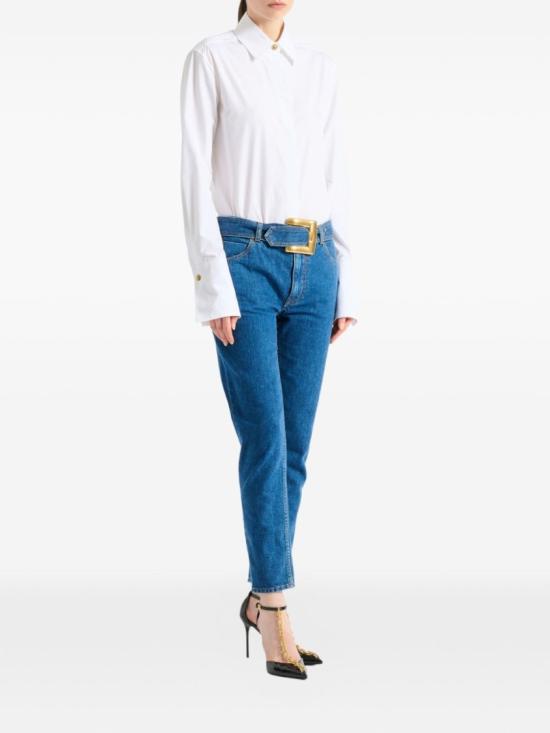 26FW 발망 데님 팬츠 HF1MF075DG08 6EX Blue - BALMAIN