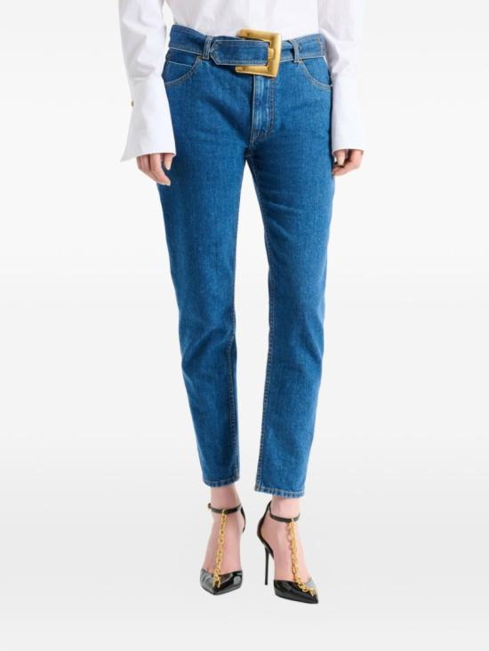 26FW 발망 데님 팬츠 HF1MF075DG08 6EX Blue - BALMAIN
