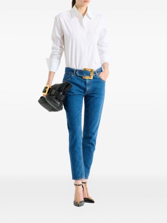 26FW 발망 데님 팬츠 HF1MF075DG08 6EX Blue - BALMAIN