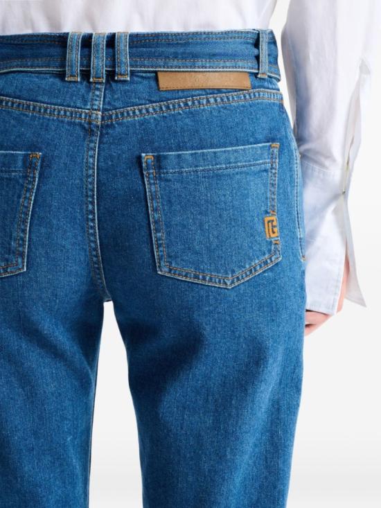 26FW 발망 데님 팬츠 HF1MF075DG08 6EX Blue - BALMAIN