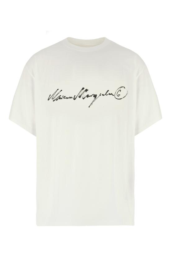 26FW MM6 메종마르지엘라 반팔 티셔츠 SH0GC0077M20258 101 OFF WHITE