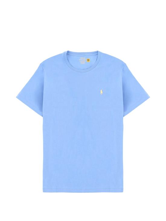 26SS 폴로 랄프로렌 포니로고 자수 반팔 티셔츠 710671438 454 BRISTOL BLUE