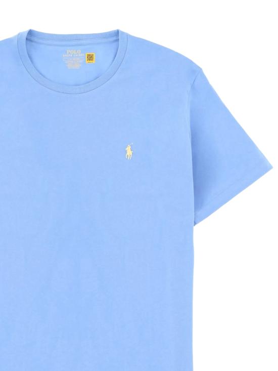26SS 폴로 랄프로렌 포니로고 자수 반팔 티셔츠 710671438 454 BRISTOL BLUE - POLO RALPH LAUREN