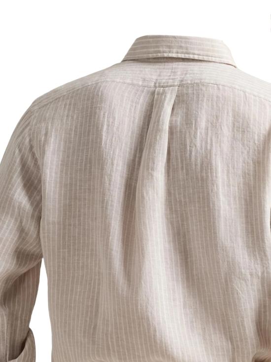 26SS 폴로 랄프로렌 셔츠 710B15594 006 7188E COASTAL BEIGE WHITE - POLO RALPH LAUREN