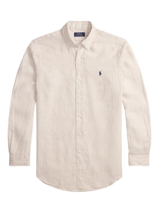 26SS 폴로 랄프로렌 셔츠 710B15594 006 7188E COASTAL BEIGE WHITE