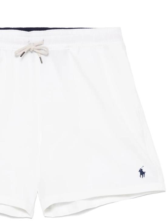 26SS 폴로 랄프로렌 포니 자수 스윔 쇼츠 710957782 014 White - POLO RALPH LAUREN