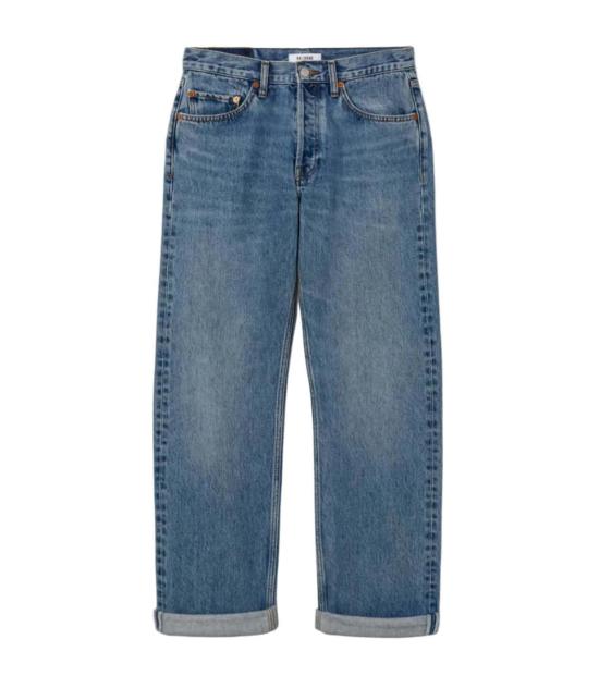  리던 데님 팬츠 Re/Done Beau Jean Cuffed Day Trip