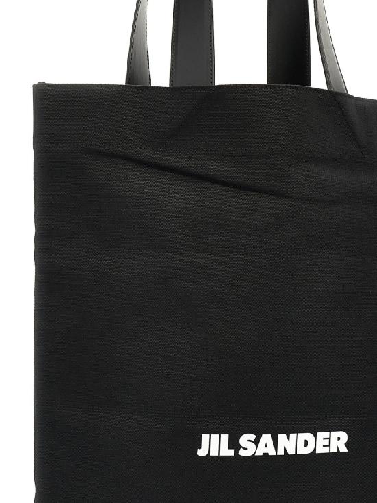  질샌더 토트백 질 샌더 플랫 쇼퍼  블랙 - JIL SANDER
