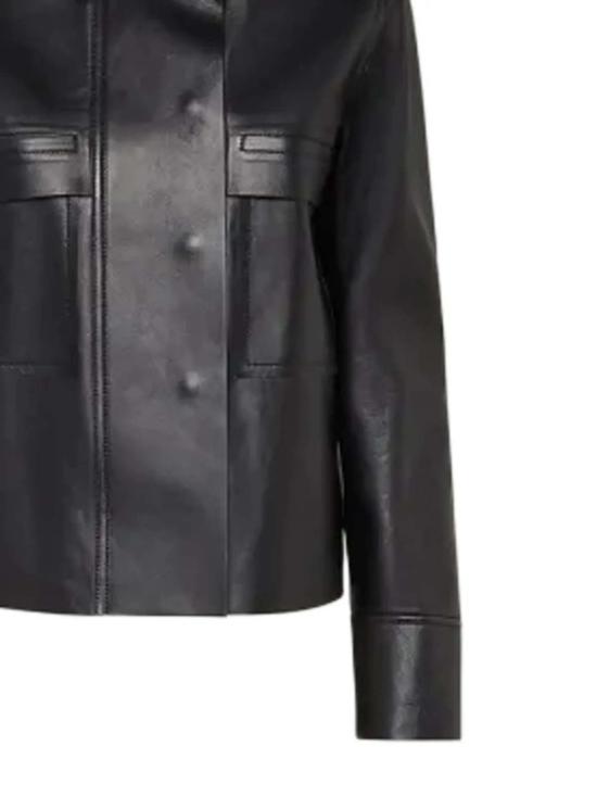  살바토레 페라가모 자켓 페라가모 블랙 가죽 재킷 - SALVATORE FERRAGAMO