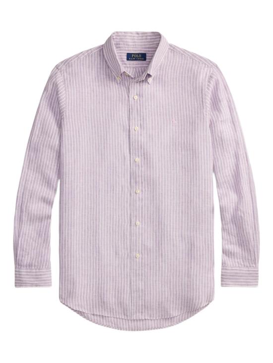 26SS 폴로 랄프로렌 셔츠 710B15594 003 7188D LAVENDER WHITE