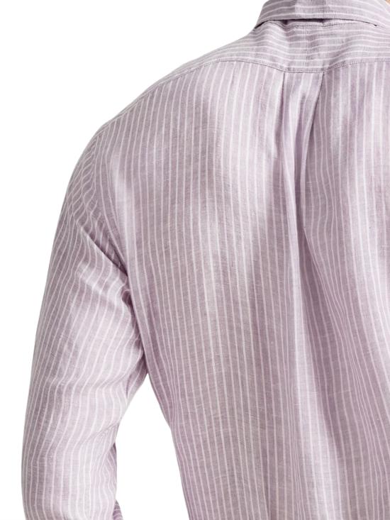 26SS 폴로 랄프로렌 셔츠 710B15594 003 7188D LAVENDER WHITE - POLO RALPH LAUREN