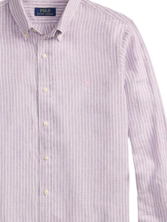 26SS 폴로 랄프로렌 셔츠 710B15594 003 7188D LAVENDER WHITE - POLO RALPH LAUREN