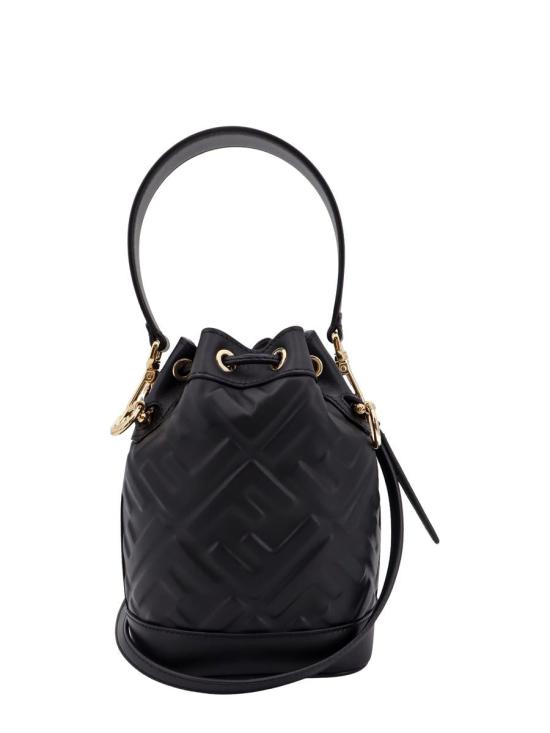 26SS 펜디 몬트레조 레더 미니 백 8BS093 ANWTF0KUR NERO ORO SOFT - FENDI