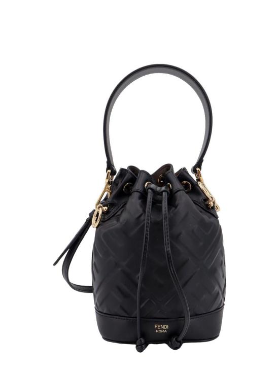 26SS 펜디 몬트레조 레더 미니 백 8BS093 ANWTF0KUR NERO ORO SOFT