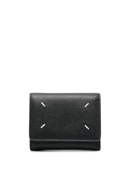 26SS 마르지엘라 4스티치 트라이폴드 지갑 SA3UI0017 P4745T8013 BLACK
