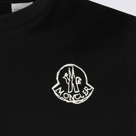 26FW 몽클레어 반팔 티셔츠 L20918C00025 89AUG999 Black - MONCLER