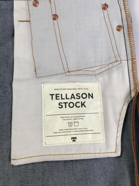  Tellason 데님 팬츠 텔라슨 스톡 스트레이트 레그 14온스 진 - OTHER BRANDS