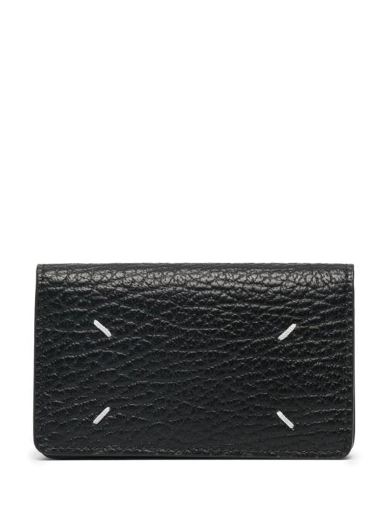 26SS 마르지엘라 스티치 레더 플랩 카드 홀더 SA3VX0008 P4455T8013 BLACK