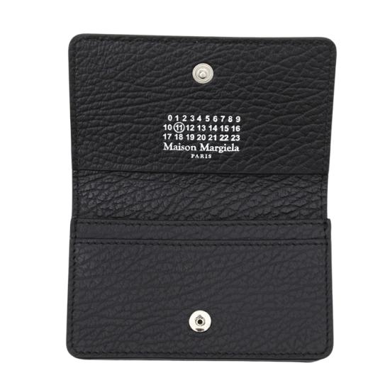 26SS 마르지엘라 스티치 레더 플랩 카드 홀더 SA3VX0008 P4455T8013 BLACK - MAISON MARGIELA