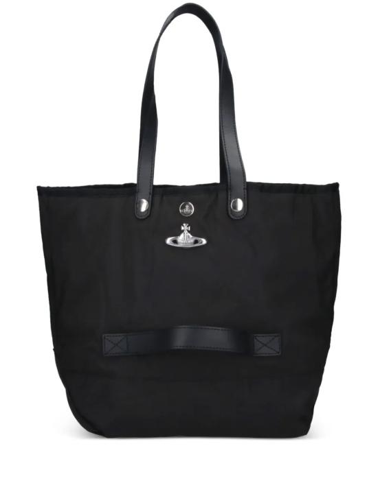 26SS 비비안웨스트우드 유틸리티 스몰 쇼퍼 4205007NU W019EN403 BLACK SILVER HW