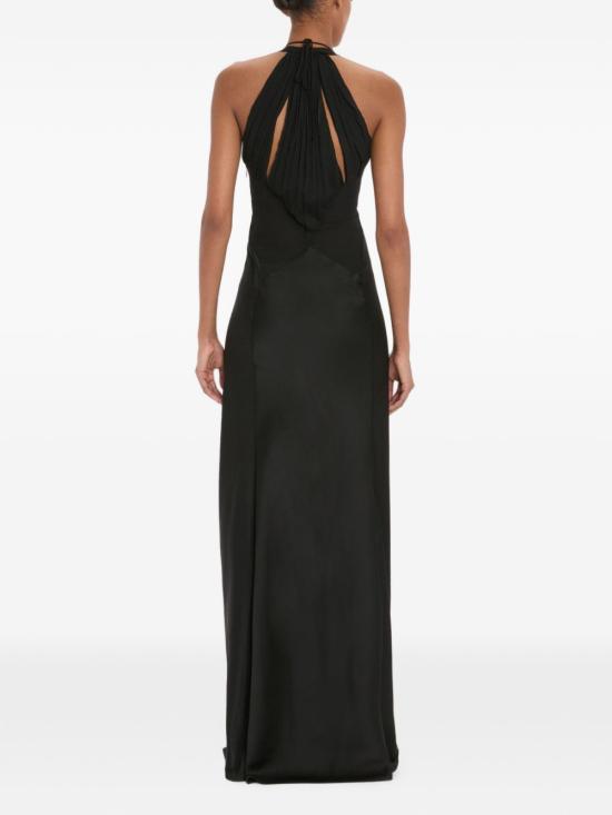 26FW 빅토리아 베컴 롱 원피스 1326WDR007376A BLACK Nero - VICTORIA BECKHAM