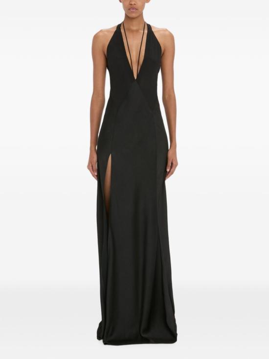 26FW 빅토리아 베컴 롱 원피스 1326WDR007376A BLACK Nero - VICTORIA BECKHAM