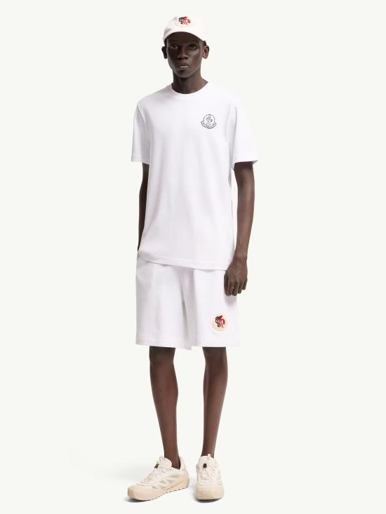 26FW 몽클레어 반팔 티셔츠 L20918C00025 89AUG00A White - MONCLER