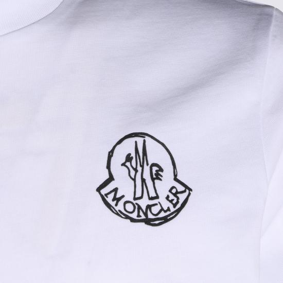 26FW 몽클레어 반팔 티셔츠 L20918C00025 89AUG00A White - MONCLER