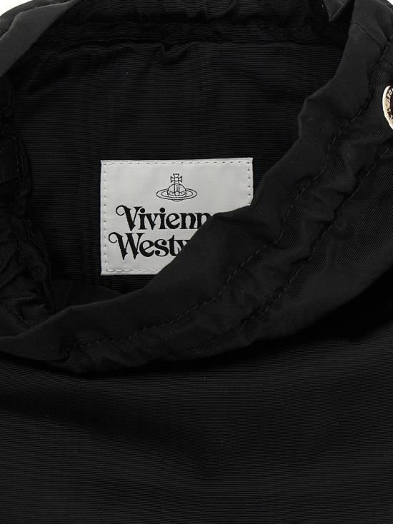  비비안웨스트우드 숄더백 비비안 웨스트우드 블랙 비스코스 핸드백 - VIVIENNE WESTWOOD