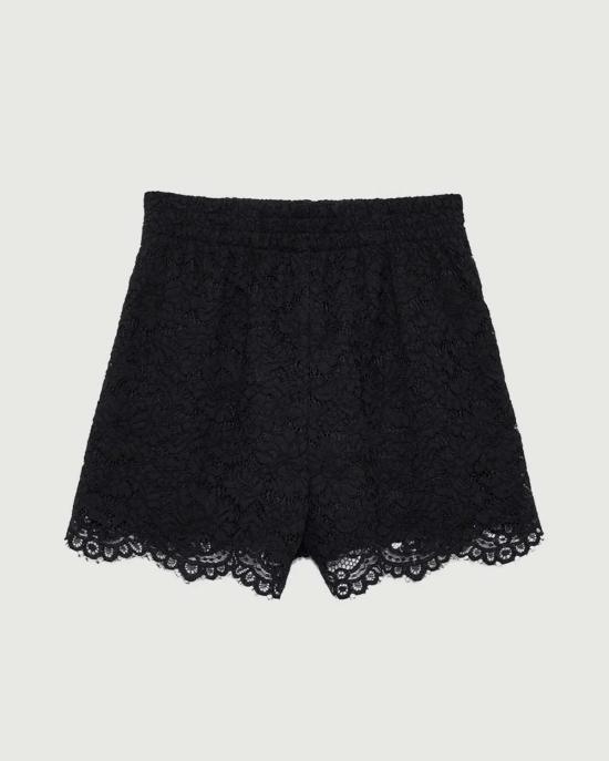  애니빙 숏팬츠 아니네 빙 캄 블랙 레이스 반바지