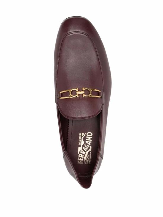  살바토레 페라가모 로퍼 페라가모 멜버른 간치니 버클  레드 - SALVATORE FERRAGAMO