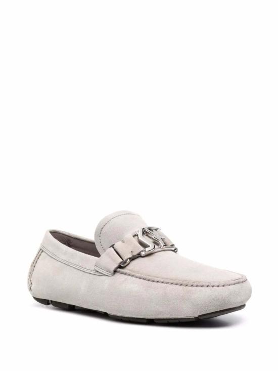  살바토레 페라가모 로퍼 페라가모 피터 로고 플라크  그레이 - SALVATORE FERRAGAMO
