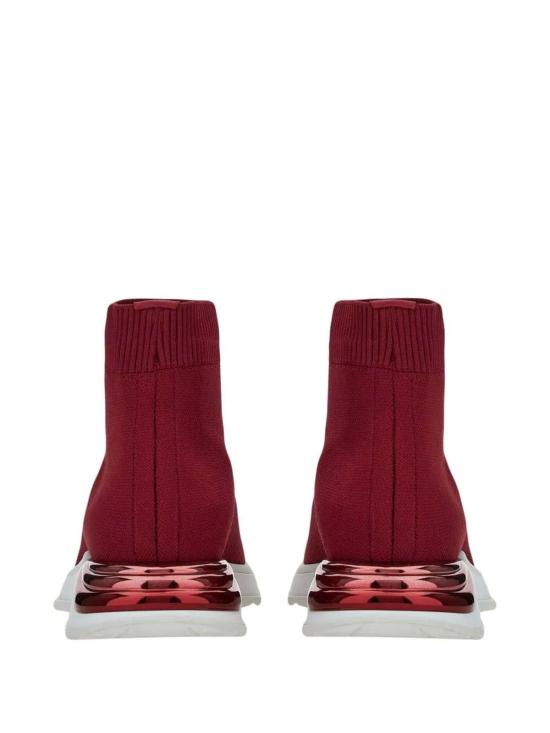  살바토레 페라가모 스니커즈 페라가모 로고 프린트 슬립온  레드 - SALVATORE FERRAGAMO