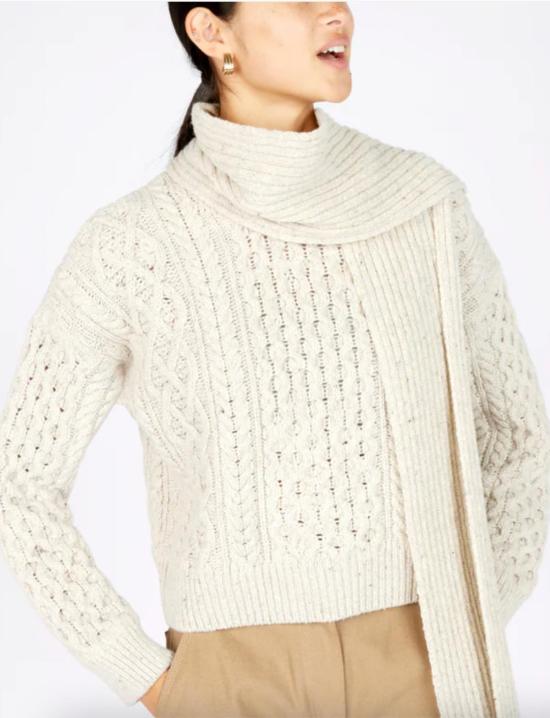  Ireland's Eye Knitwear 머플러/스카프 아일랜드 아이 니트웨어 럭스 골지 스카프 - OTHER BRANDS