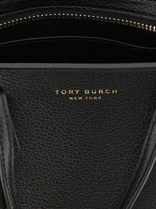  토리버치 토트백 페리 미니 가죽 핸드백 블랙 - TORY BURCH