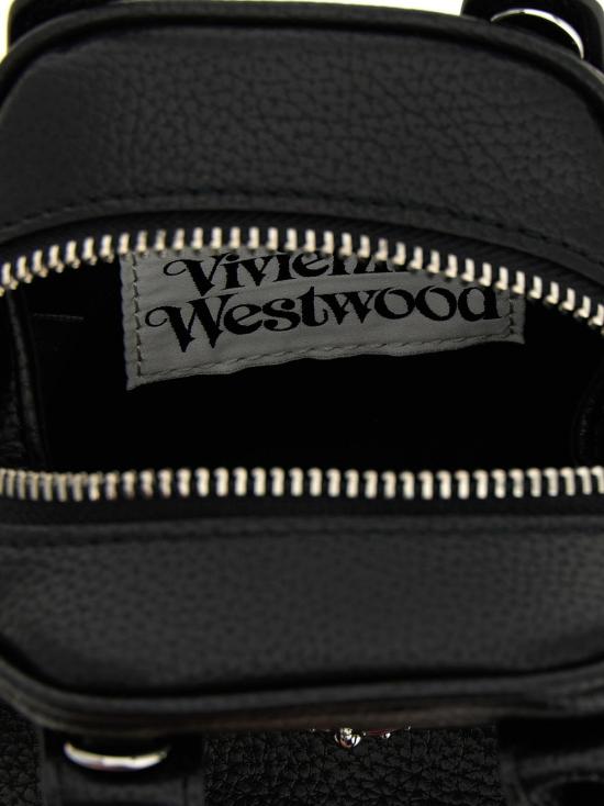  비비안웨스트우드 토트백 비비안 웨스트우드 미니 야스민 핸드백 블랙 - VIVIENNE WESTWOOD