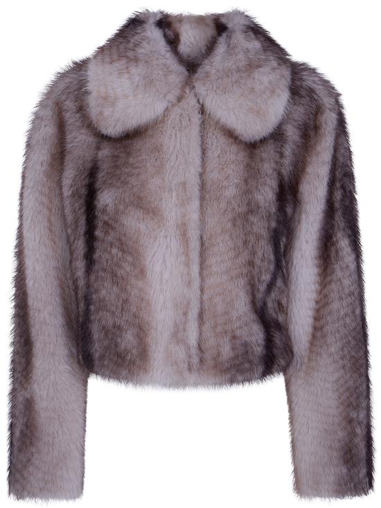 26FW 트윈셋 코트 262TP2240 13812 ANIMAL SHADE CASHA BROWN - TWINSET