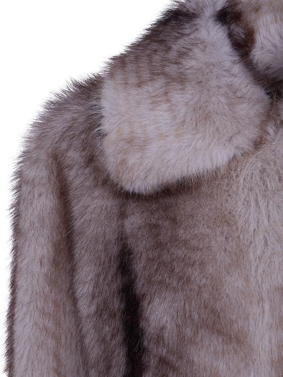 26FW 트윈셋 코트 262TP2240 13812 ANIMAL SHADE CASHA BROWN - TWINSET