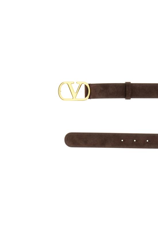 26FW 발렌티노 가라바니 가죽 벨트 9Y2T0SM3MXA 0TO Testa di moro - VALENTINO GARAVANI