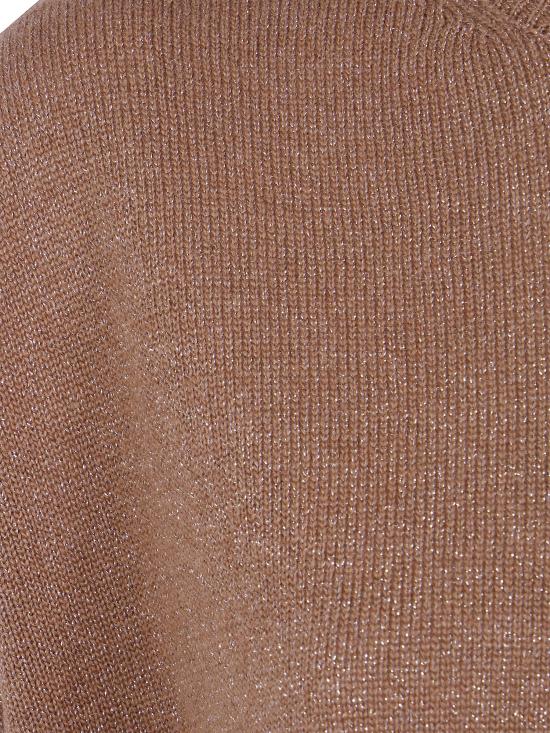 26FW 트윈셋 스웨터 262TP3510 13868 TOBACCO DARK BROWN SILVER - TWINSET