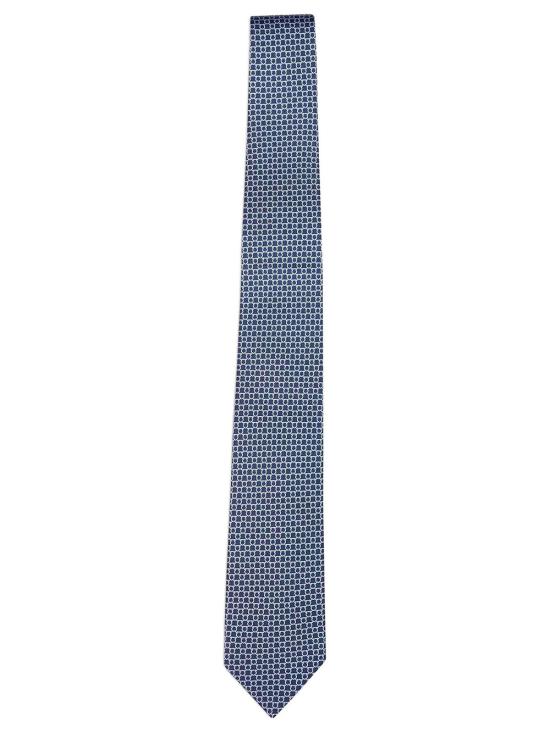 26FW 살바토레 페라가모 넥타이 351445 0794583 BLUE PATTERNED NAVY