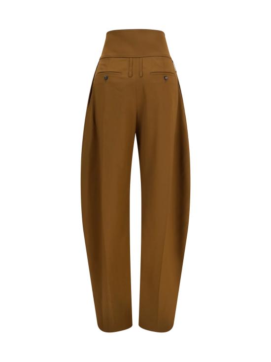 26FW 살바토레 페라가모 스트레이트 팬츠 795942 004 BROWN - SALVATORE FERRAGAMO