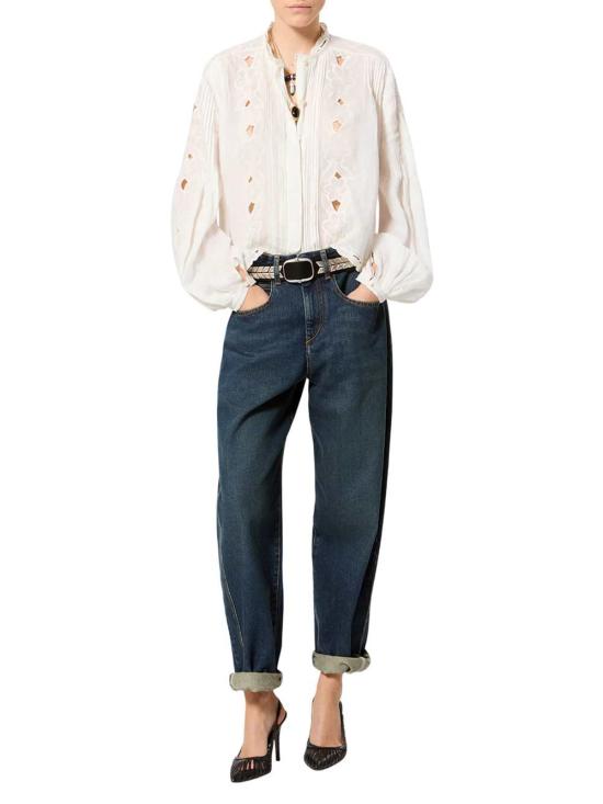 26FW 이자벨마랑 오리안 페이디드 데님 배럴 진 오리안 페이디드 데님 배럴 진 PA0584FAD1H04I 30FB FADED BLUE - ISABEL MARANT