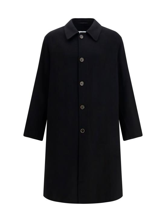 26FW MM6 메종마르지엘라 코트 SH0AA0033M35761 900 BLACK