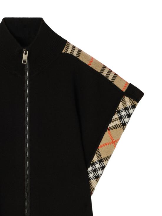 26FW [키즈] 버버리 케이프 8129887 C1462 Nero - BURBERRY