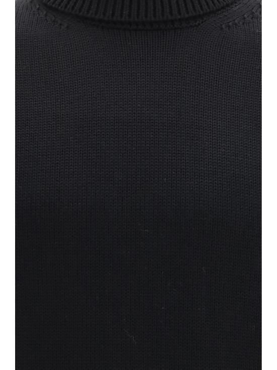 26FW 로베르토 콜리나 스웨터 263MYB02003 09 BLACK - ROBERTO COLLINA