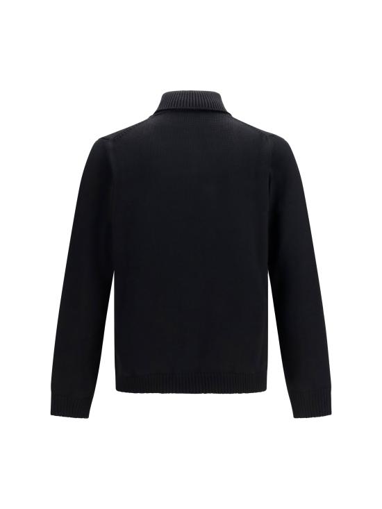 26FW 로베르토 콜리나 스웨터 263MYB02003 09 BLACK - ROBERTO COLLINA