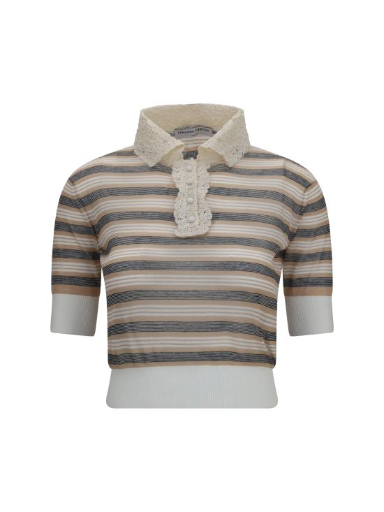 26SS 에르마노 설비노 폴로 티셔츠 D485L303APSVU A4803 BEIGE