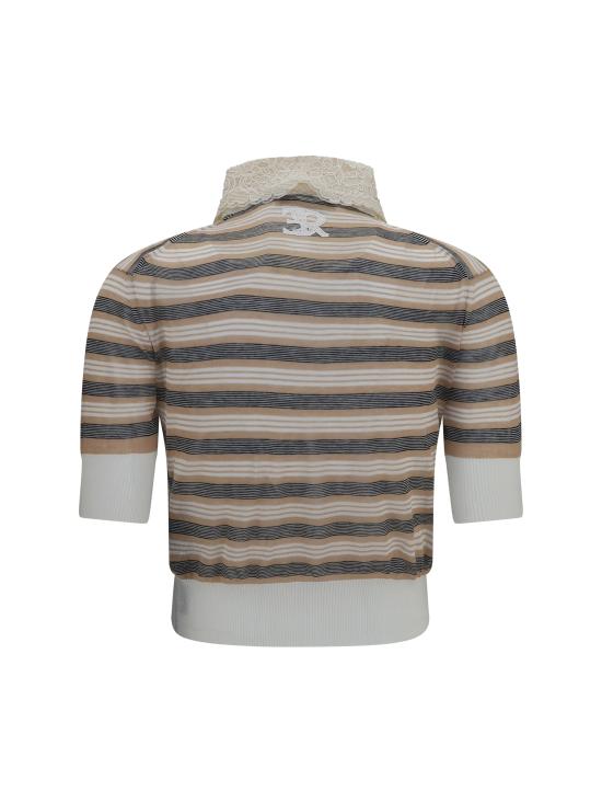 26SS 에르마노 설비노 폴로 티셔츠 D485L303APSVU A4803 BEIGE - ERMANNO SCERVINO